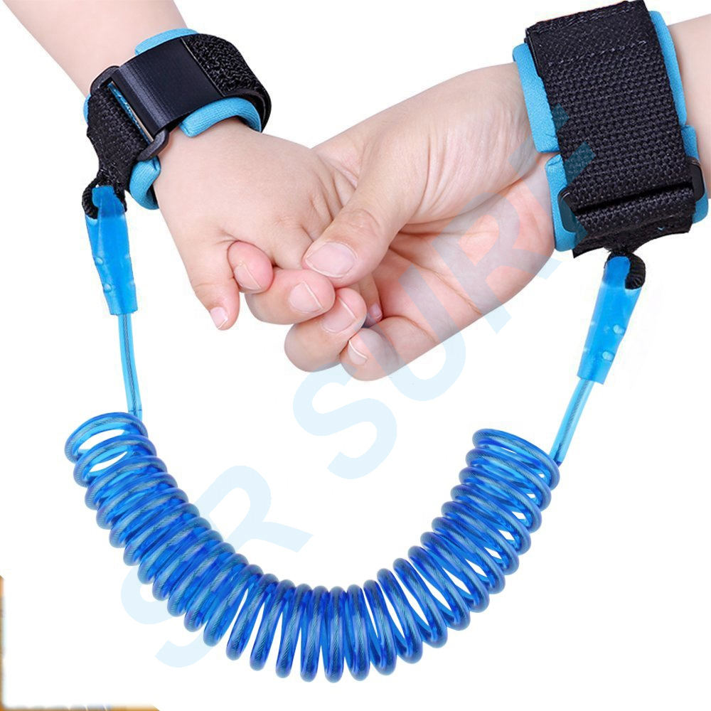 Children Anti Lost Safety Wrist Link Toddler Safety Leash Soft Coiled