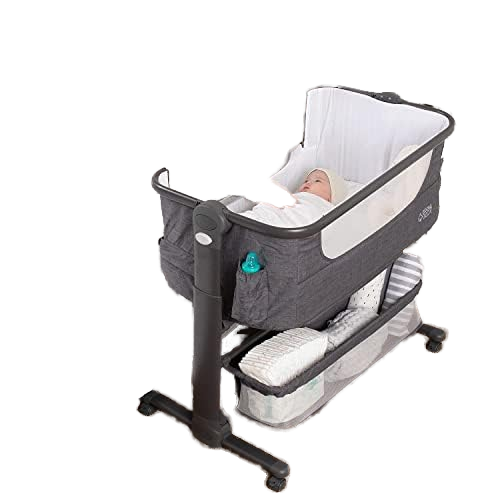 KoolerThings Modern Baby Bassinet Bedside Sleeper Easy Folding Crib