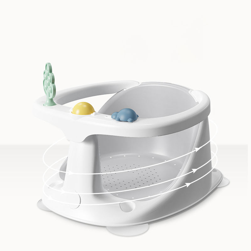 Kids Bath Stool Seating Seat Bathtub Support Anti-slip Newborn Baby