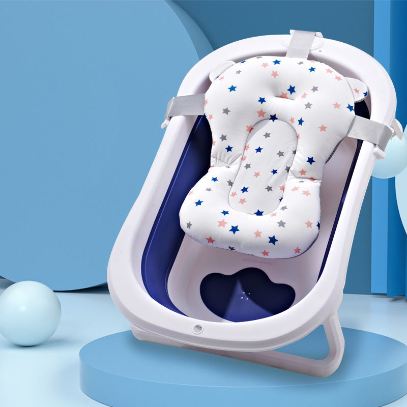 Baby Bath Seat Infant Bathing Seat Support Mat Adjustable Comfortable