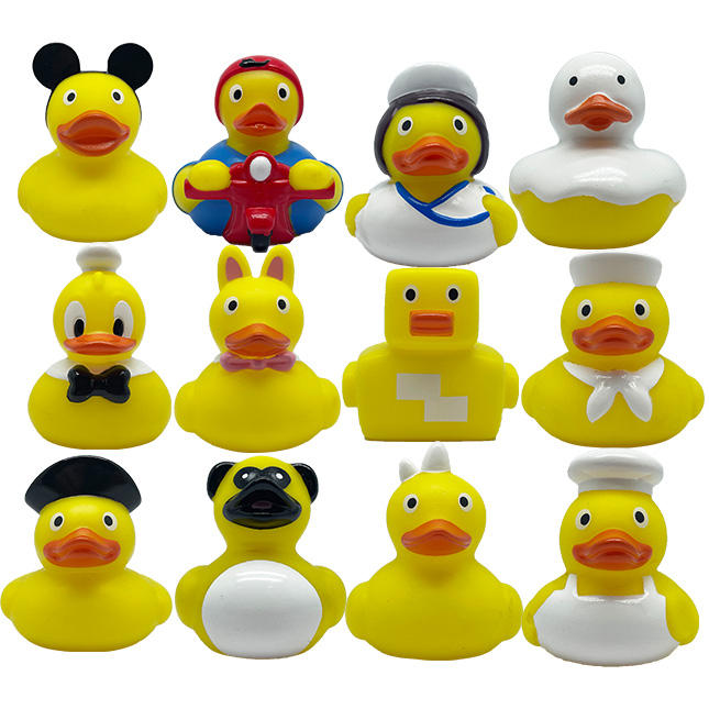 Unicorn Mechanic Duck Yellow Assorted PVC Rubber Ducks Bulk Floating
