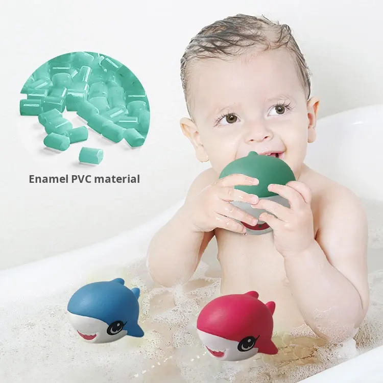 Mini Floating Squishy Water Spray Whale Bath Baby Bathtub Toy