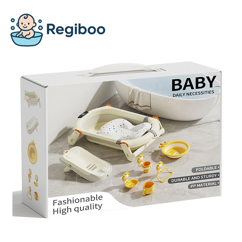 Baby Folding Bathtub Set Warm Baby Bathtub 8 Set
