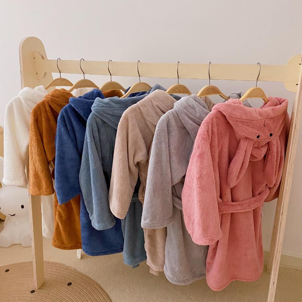 Newest Listing Luxury Animal Bath Robe Organic Cotton Baby Hooded Towels