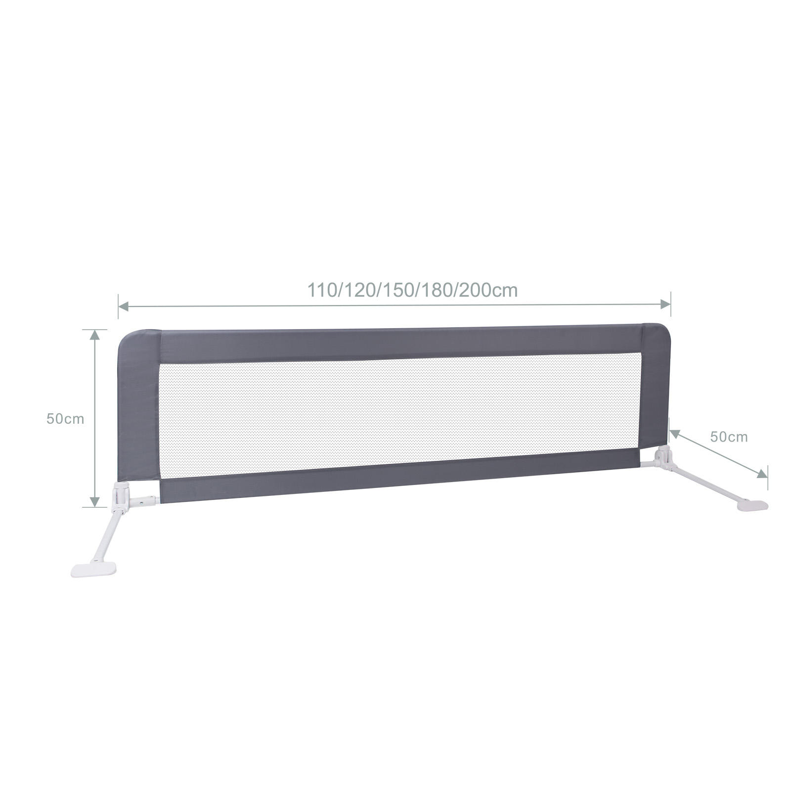 Extra Long Toddler Bed Rails Baby Kids Guard Adjustable Bed Side Bed