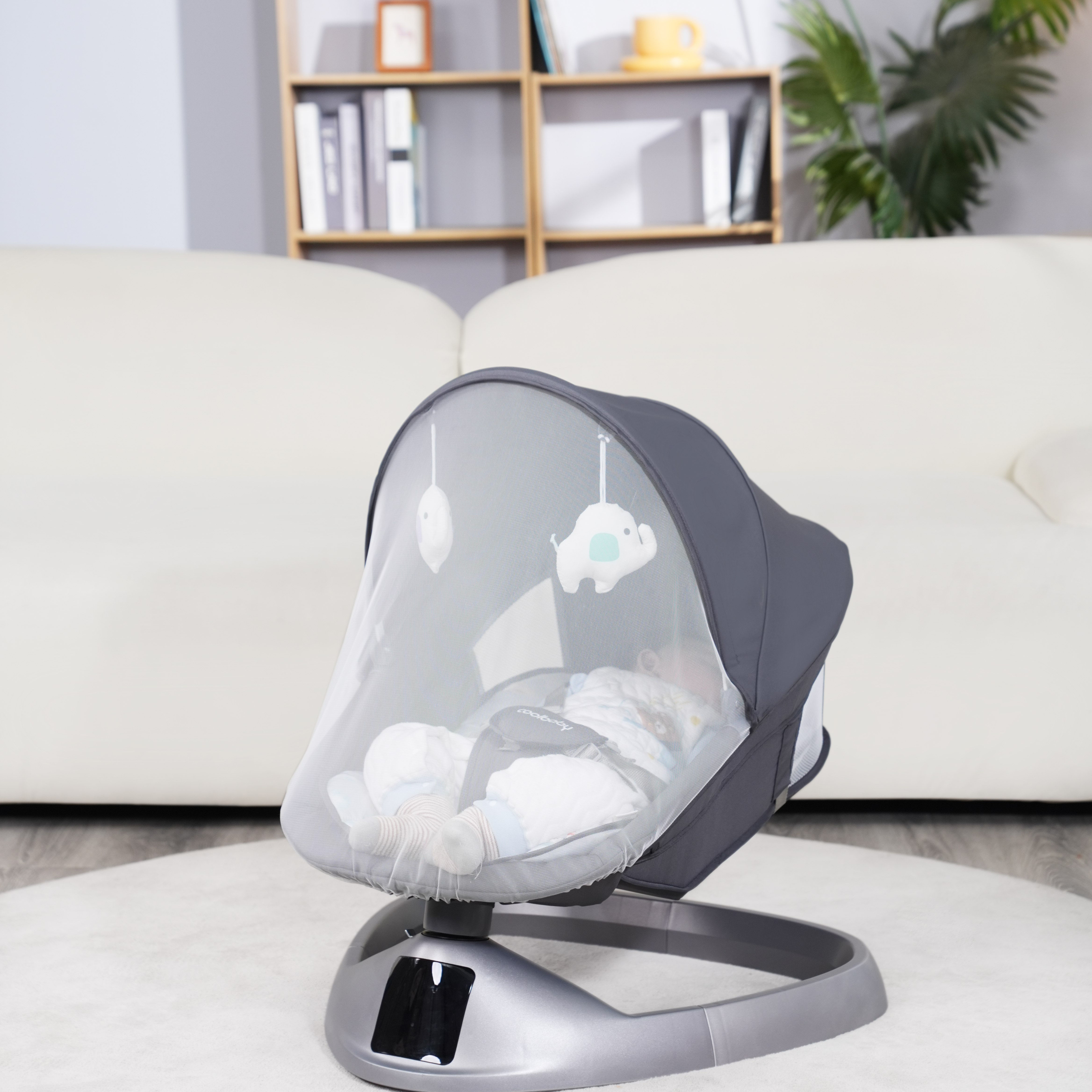 RS001 Cool Baby 4-1 Comfortable Electric Rocking Baby Swing Chair for