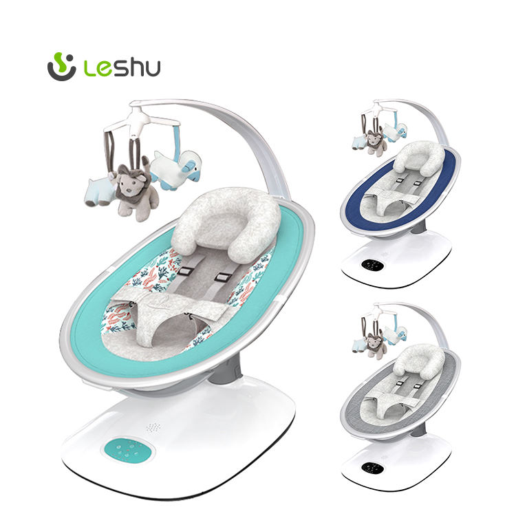 Plastic Modern Baby Rocker Swing for Newborns Indoor Adjustable