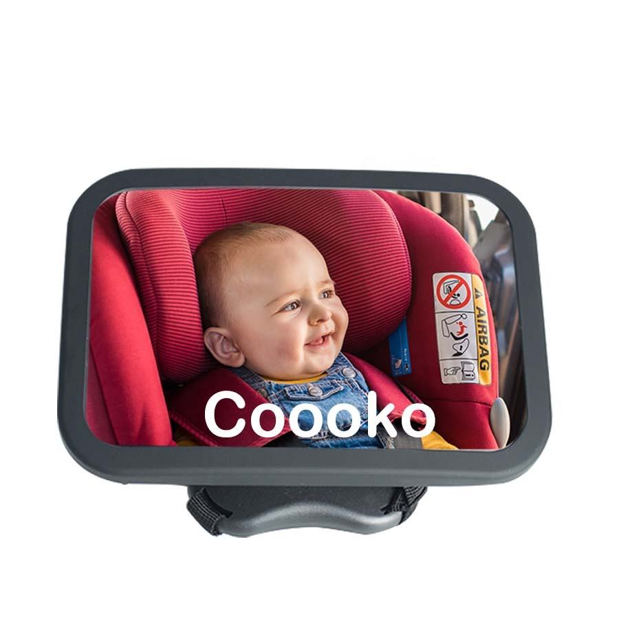 Large Wide Rear Facing Shatterproof Adjustable Infant Kids Toy Car Rear