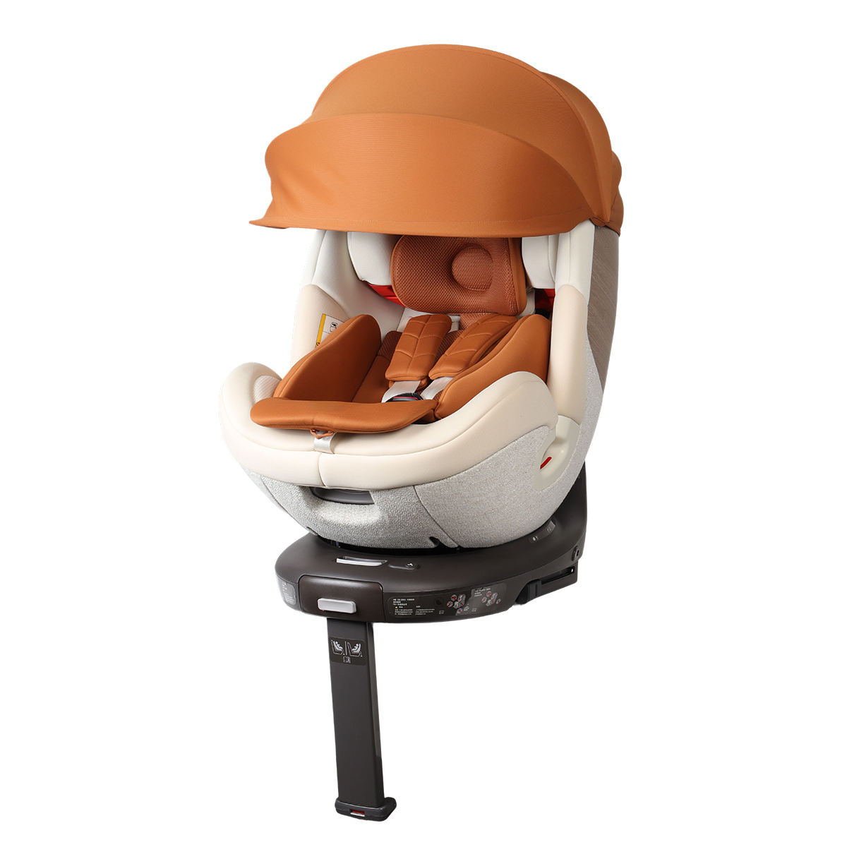 Ultimate Comfort Infant Safety Car Seat with Ventilated Support Legs