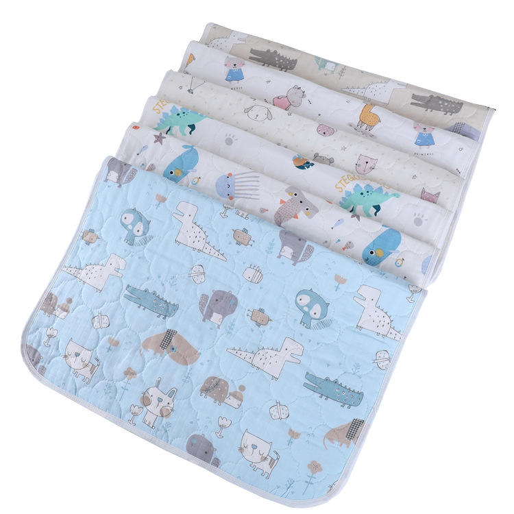 Pattern Non slip Grip Absorbent Leak Proof Quick Drying Baby Sleeping