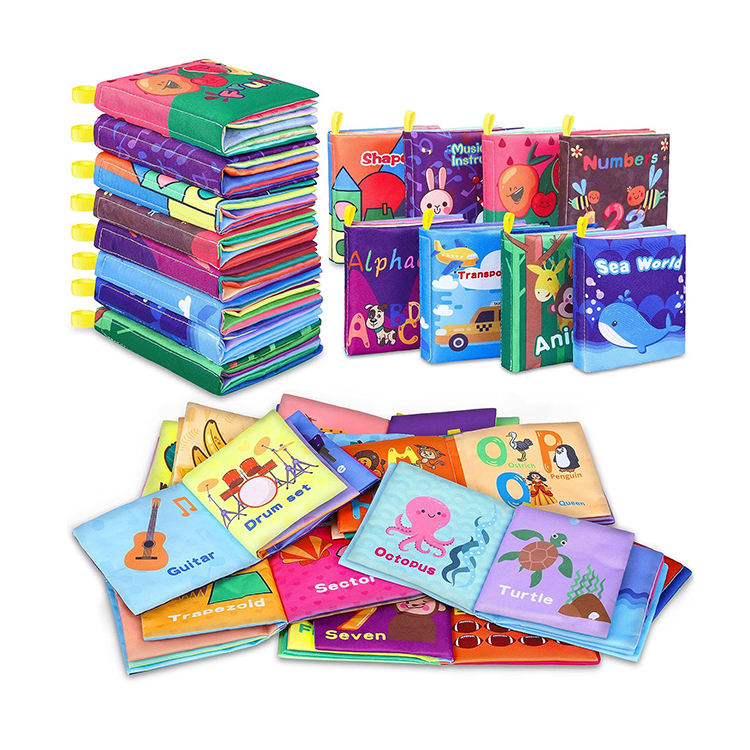 Baby Crinkle Books Touch and Feel Crinkle Forest Cloth Book for Infant