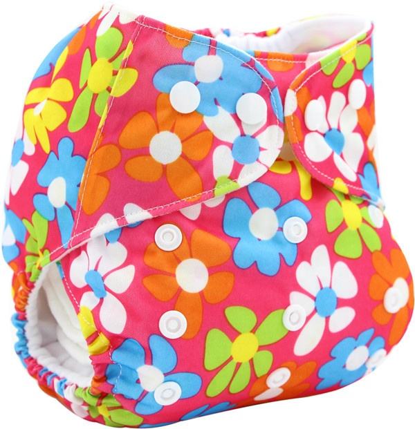 Ohbabyka Baby Cloth Daipers Adjustable Colorful Baby Daipers Pant Baby