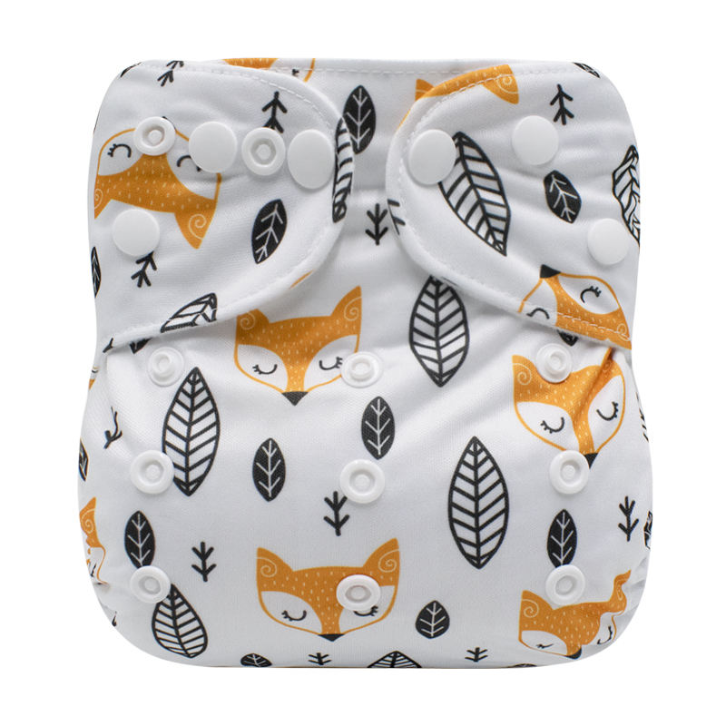 Baby Cloth Diapers One Size Adjustable Washable Reusable for Baby Girls
