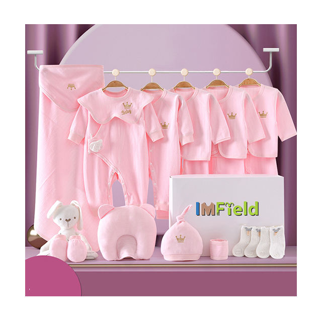 Best Quality 20pcs Baby Clothing Sets for 3-6 Months 100% Organic