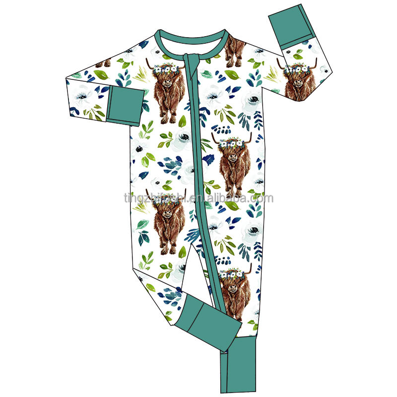 Sleepsuit Cotton Organic Newborn Baby Footie Plain Baby Boy Gift Items