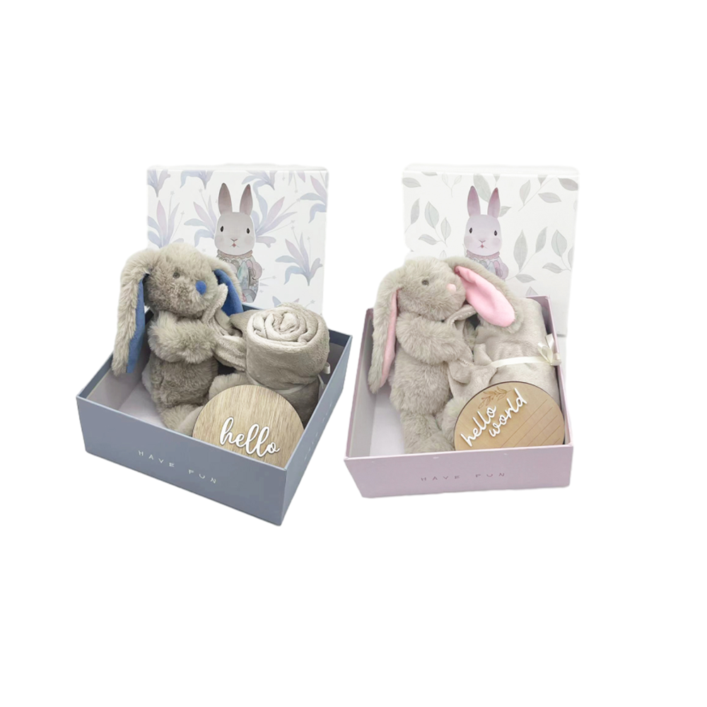 Newborn Soft Pink Lovie for Infant and Toddler Snuggle Toy Stuffed