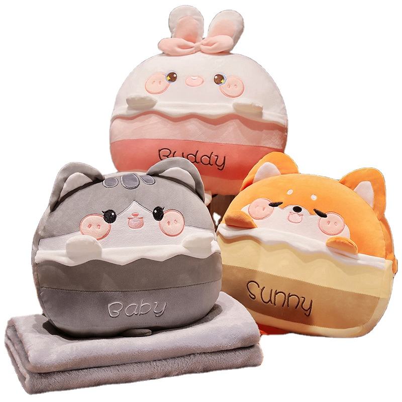 Baby Snuggle Comforter Stuffed Plush Animal Toy Lovey Cat Security