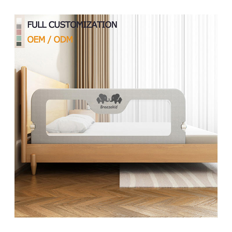 Travel Folding Baby Safety Side Rail Guard Protection Fence Breathable