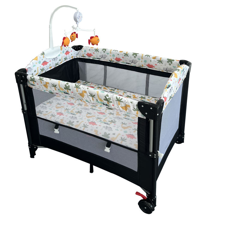 Bedside Crib Cot Folding Bed Multi Functional Adjustable Adult Bedside