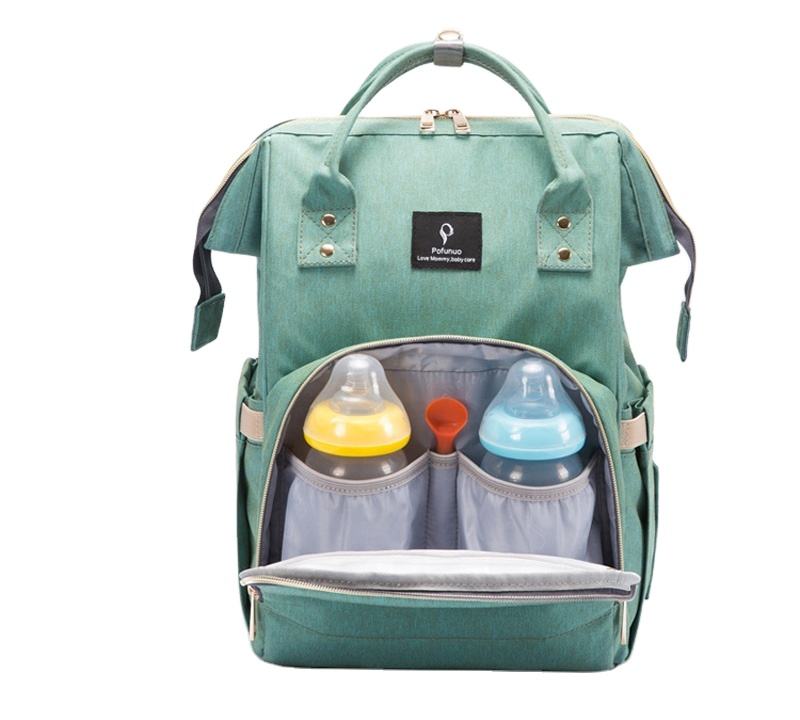 Baby Diaper Bag With USB Large Capacity Waterproof Nappy Bag Mummy