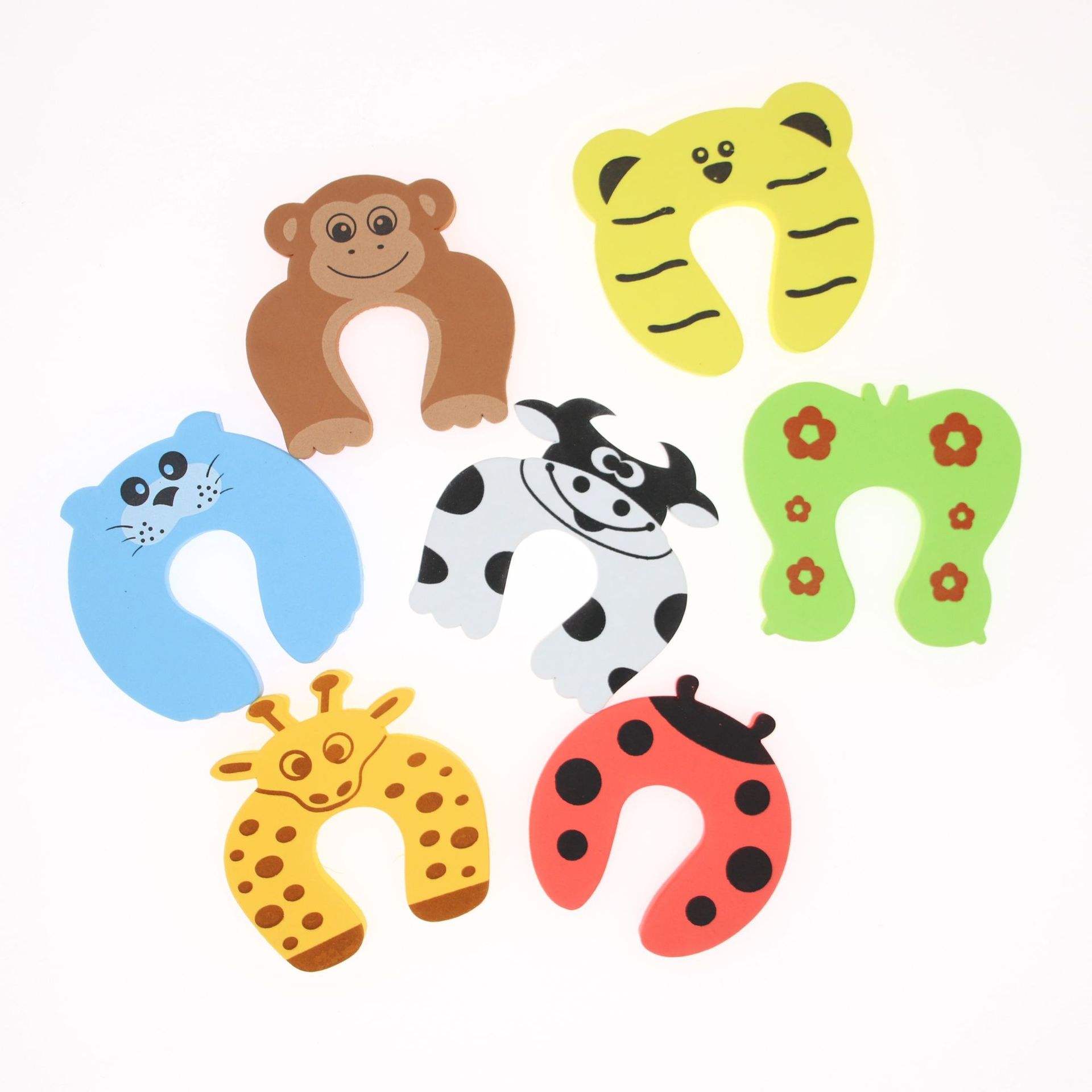 Baby Proofing Finger Pinch Door Guard Soft EVA Foam Cushion Cartoon
