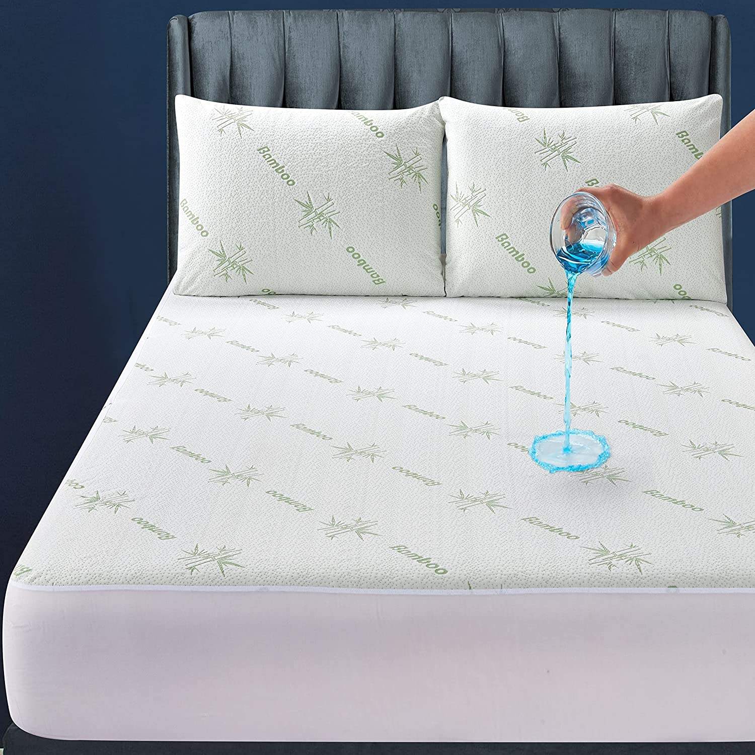 Baby Mattress Cover Waterproof Crib Fitted Bed Sheet Bamboo