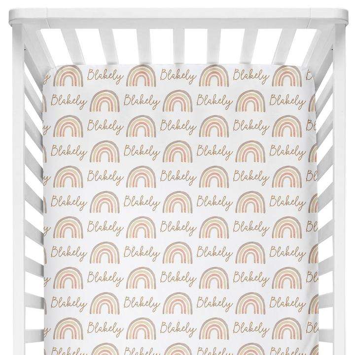 Cotton Printed Plain Dry Fitted Crib Bed Sheet for New Born Baby