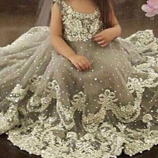 Exclusive Indian Pakistani Wedding Party Wear Baby Girl Dress