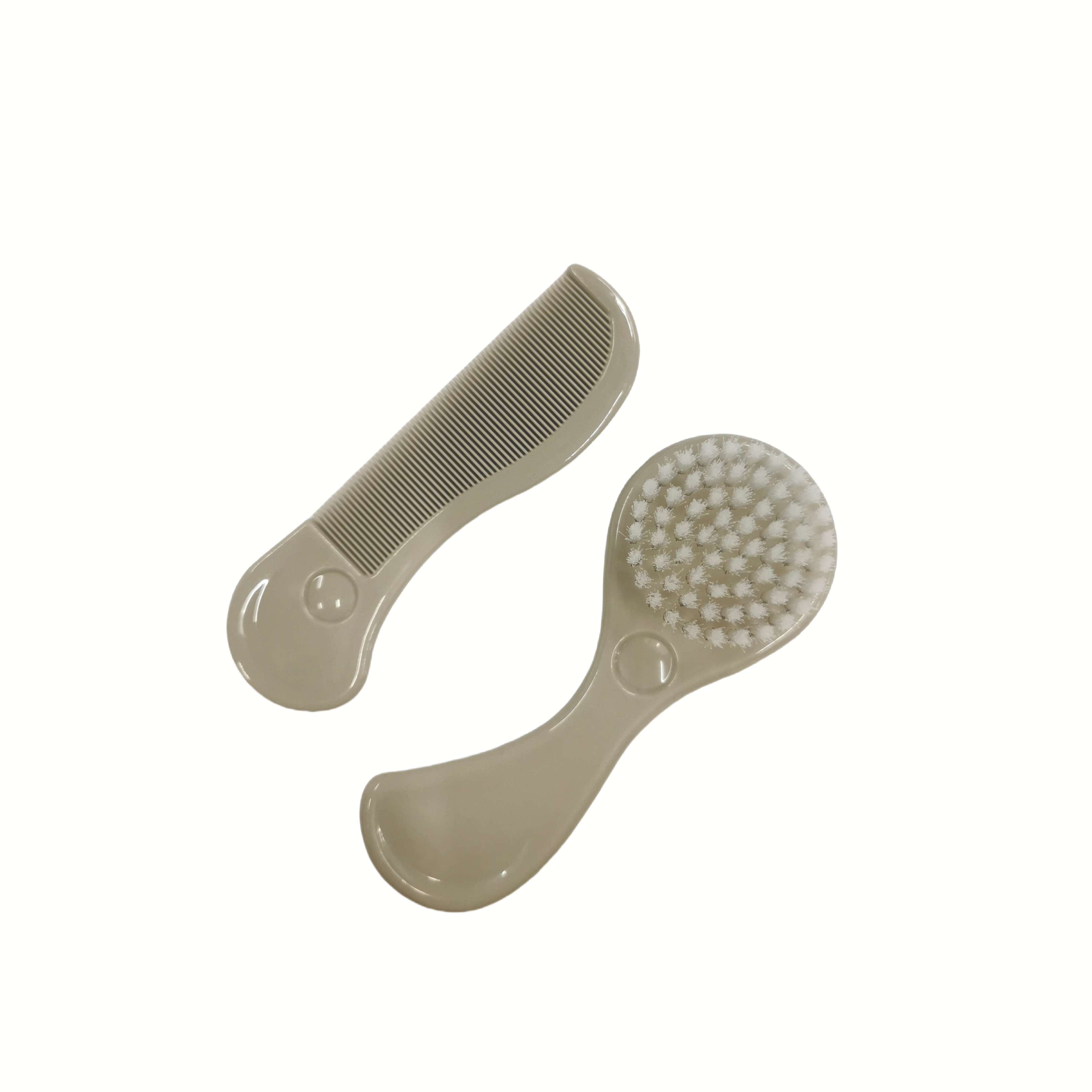 2pcs Pack Kit of Safe Soft Hair Brush and Infant Comb Baby Grooming