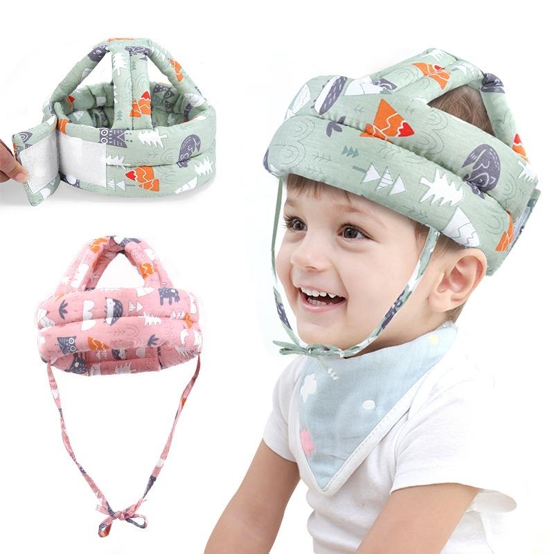 Adjustable Soft Cotton Head Protector for Infants Hot Baby Crawling &