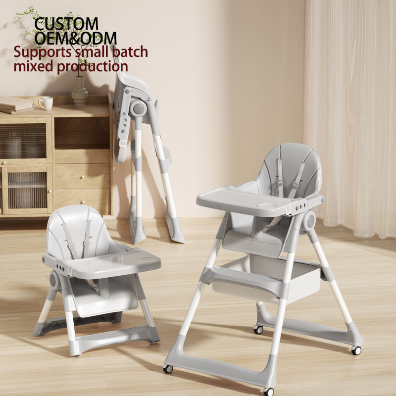 Newborn Baby High Chair Foldable Modern Adjustable Recline Dining Chair