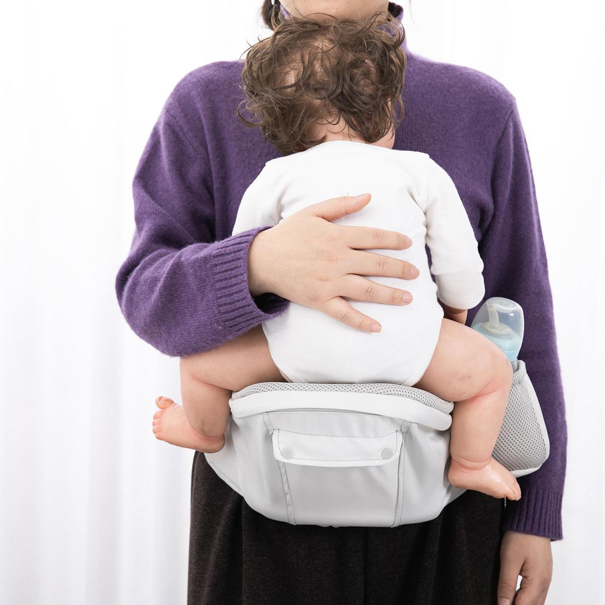 Ergonomic Comfortable Baby Hip Seat Carrier With Padded Shoulder Straps