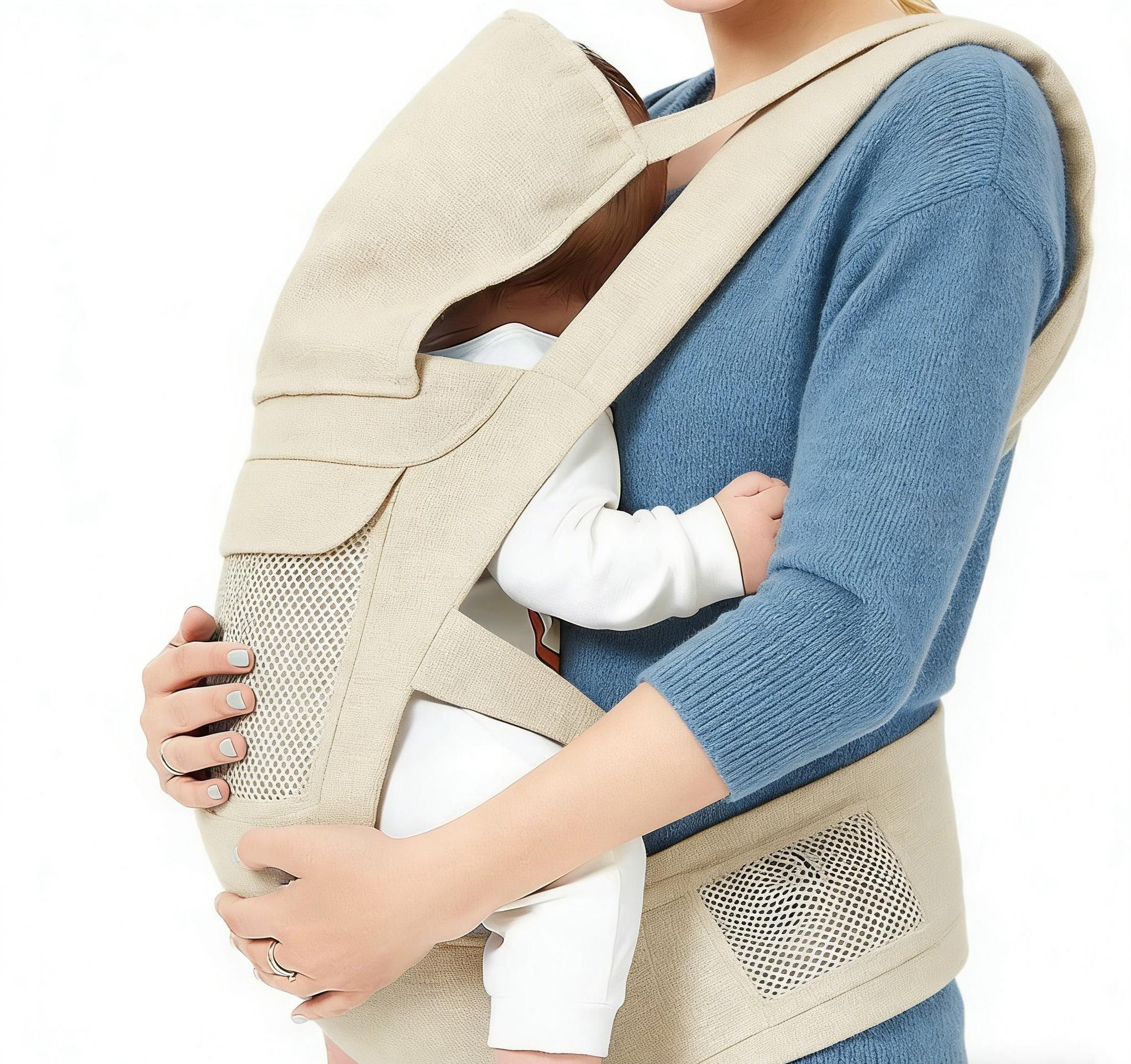 Soft Comfortable Lightweight Breathable Foldable Cotton Baby Carrier