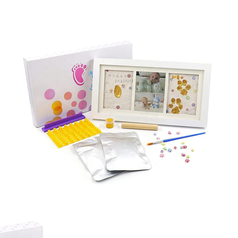 Baby Ornament Keepsake UV Printing Kit (Golden Painting & Letter Board)