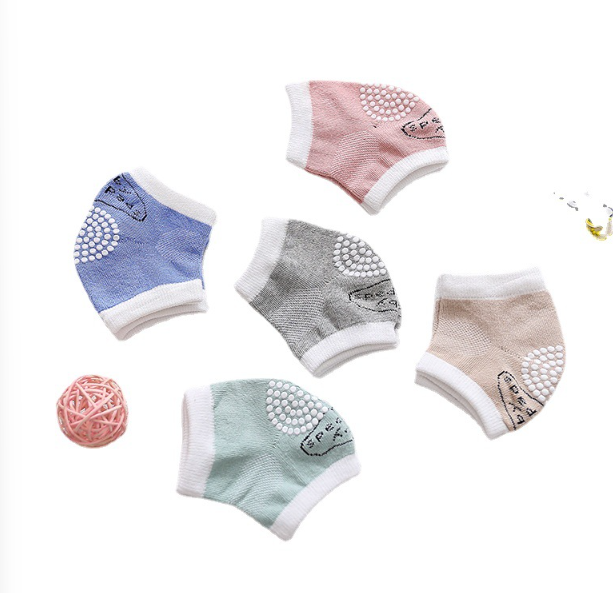 Unisex Anti-Slip Elastic Knee Pads for Babies and Toddlers Cotton