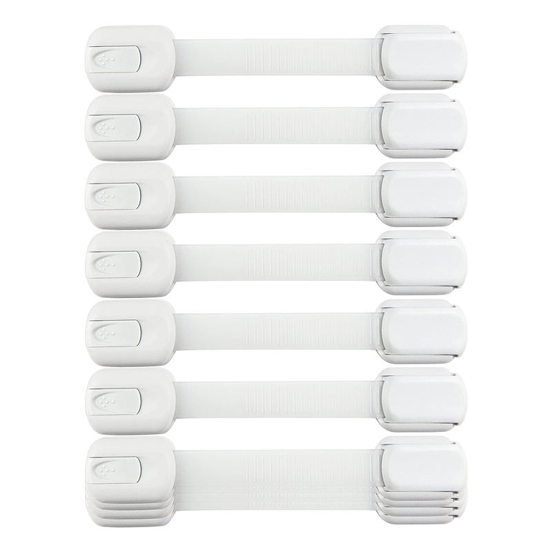 Adjustable Cupboard Fridge Drawer Door Cabinet Safety Lock Kids
