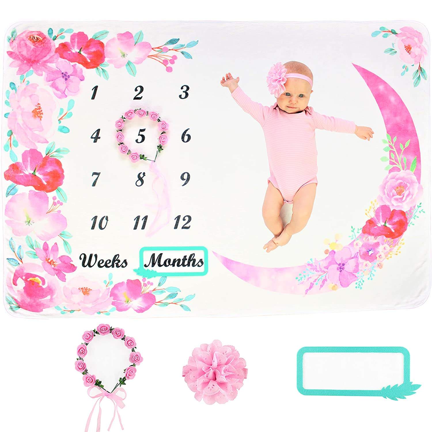 Newborn Photography Props Baby Flannel Blanket Personalized Animal