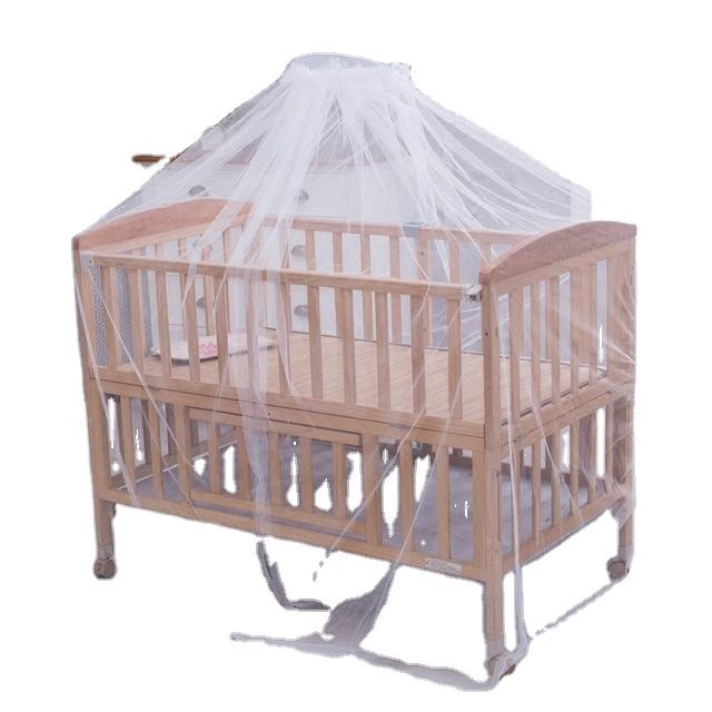 Polyester Canopy Dome Hanging Baby Bassinet Baby Crib Bed Mosquito Net