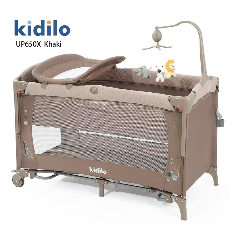 Kidilo Official Store Foldable Modern Newborn Baby Bedside Crib Bed 3