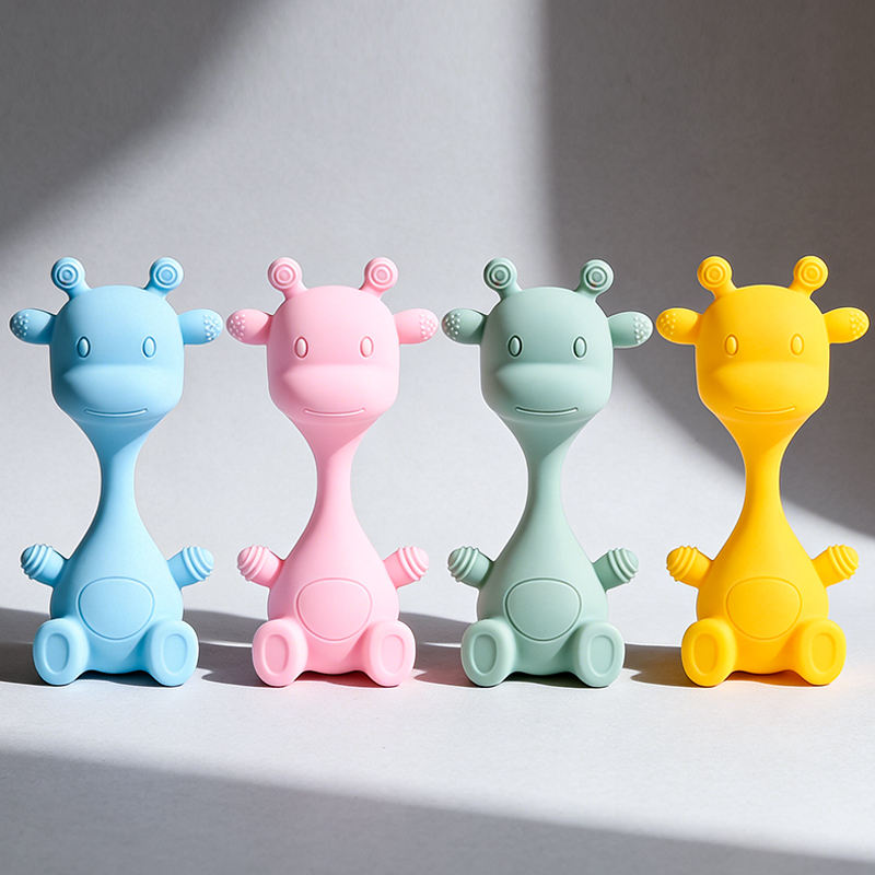 Baby Musical Rattle Toy Montessori Educational Silicone Safe Soft Baby