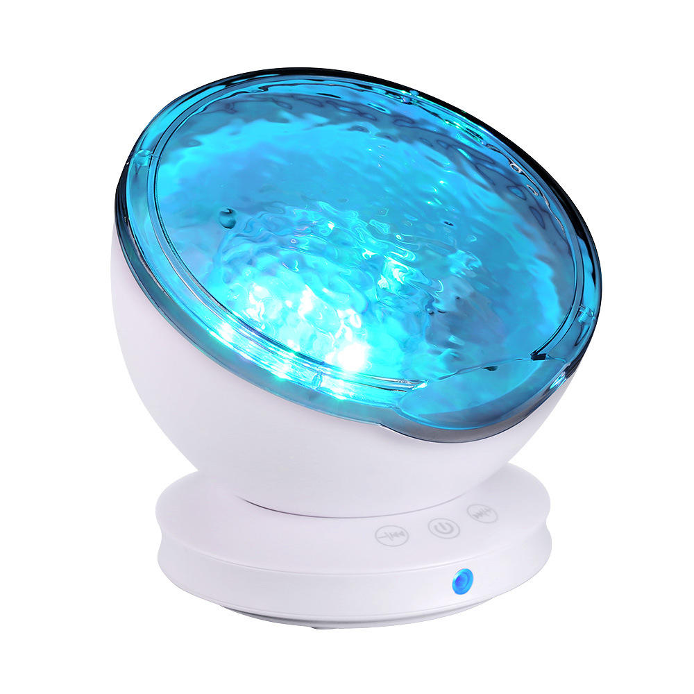 Remote Control HypnosIs Romantic Colorful Ocean Wave Projector LED
