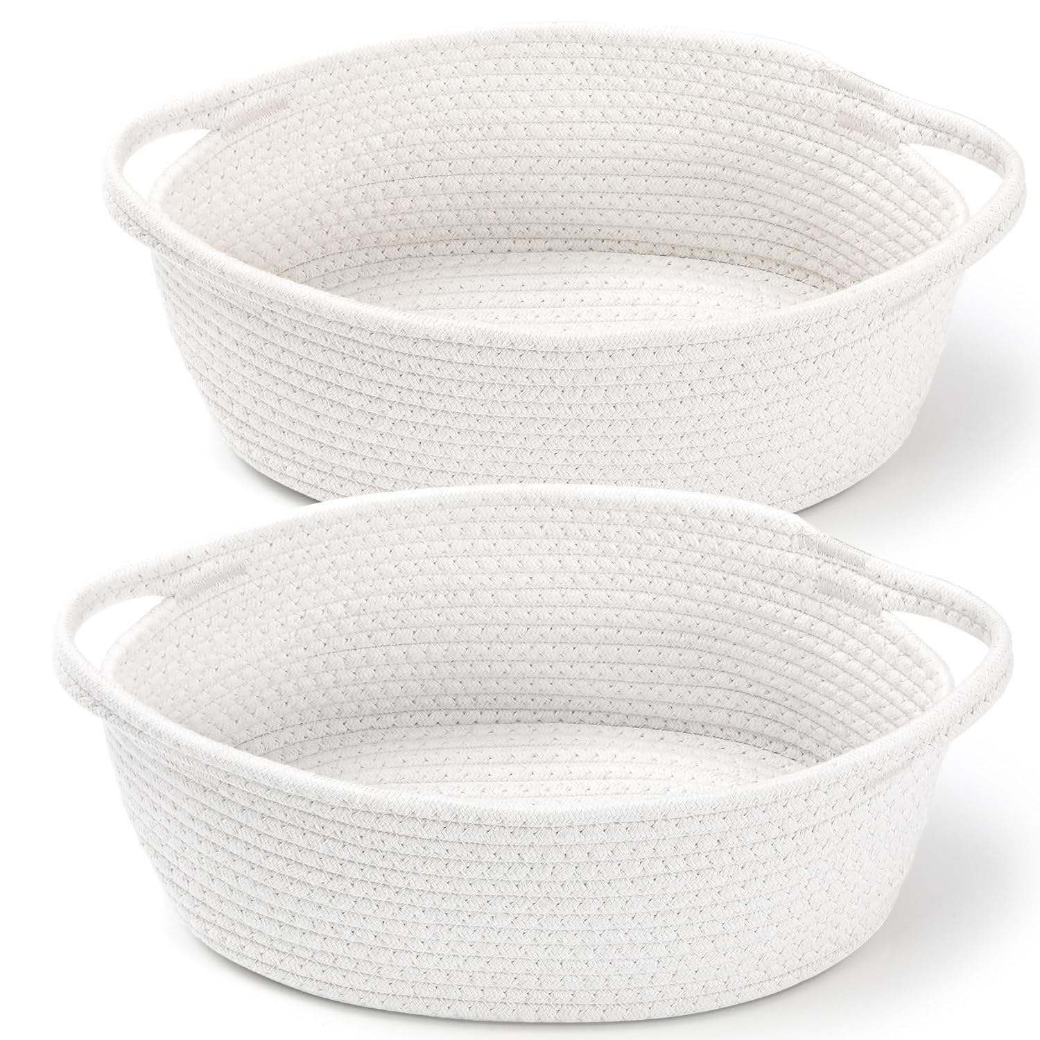 Baby Laundry Basket Bear Decorative Cotton Rope Toy Storage Basket