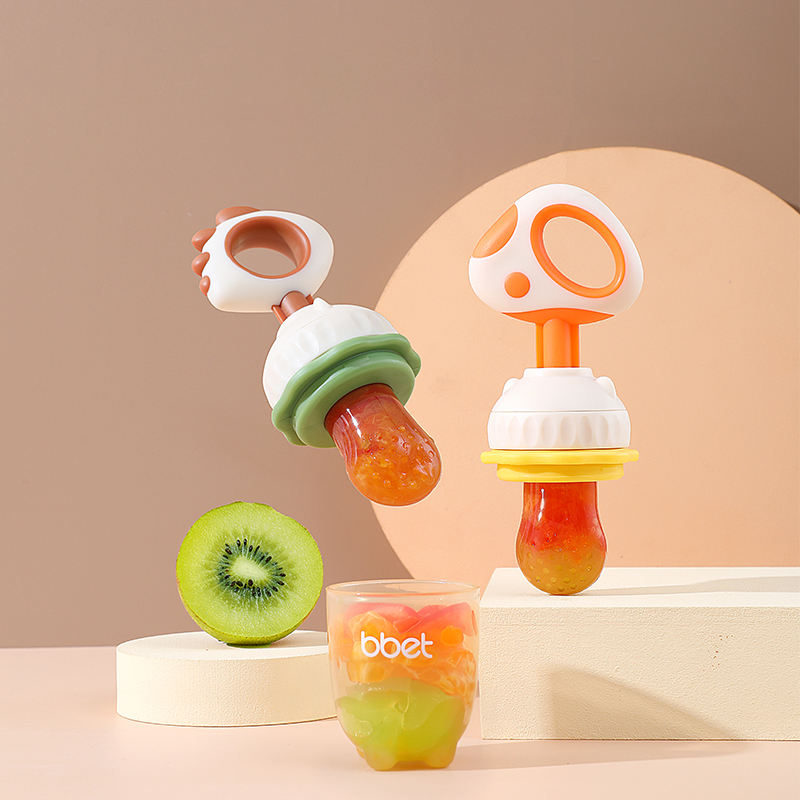 Bpa Free Food Grade Silicone 2 In 1 Baby Teething Pacifier Kids Fresh