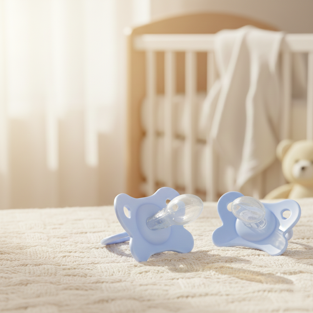 Newborn Nursing Pacifier Orthodontic Soother One Piece Silicone
