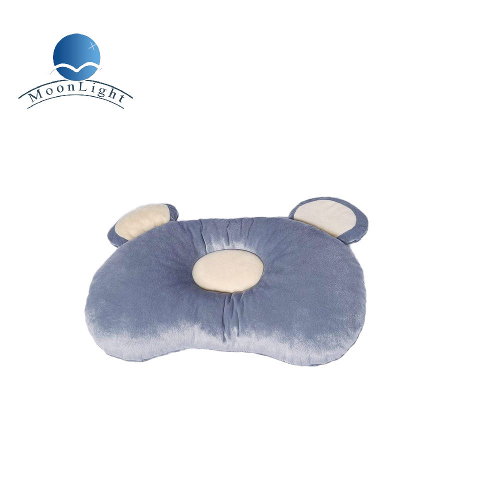 Kids Bear Shape Cartoon Pillow Shredded Memory Foam Sleeping Soft Baby