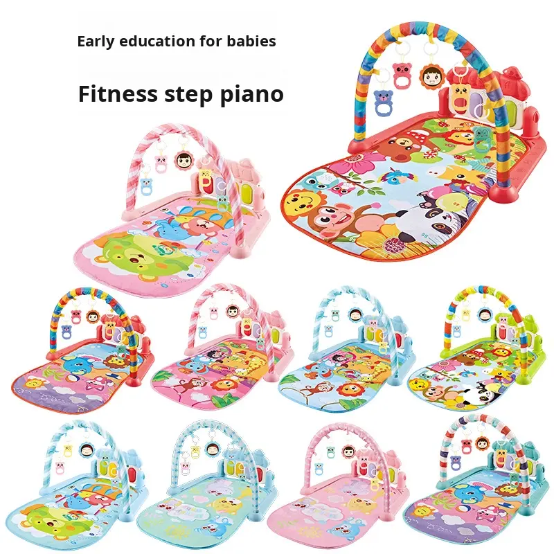 AiJH Baby Play Gym Mat Baby Musical Toy Play Mat Infants Gym Playmat