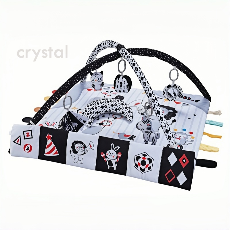 Crystal Montessori Black and White Cognitive Game Mat Baby