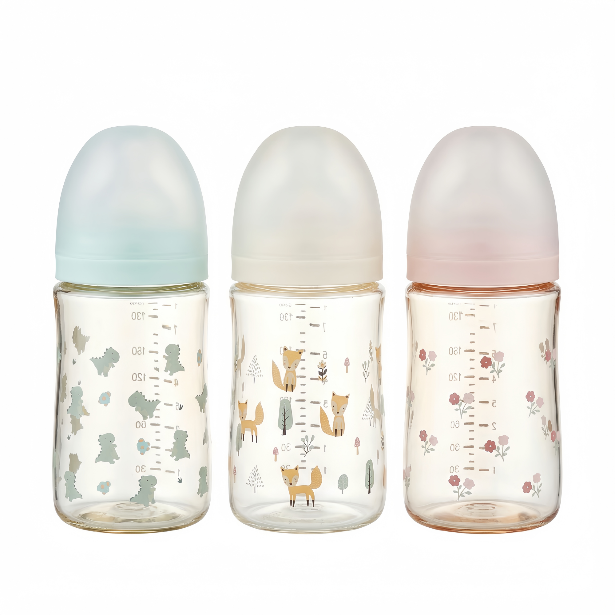 Food Grade Ppsu Baby Kids Feeding Bottle Unique Design Wide Neck