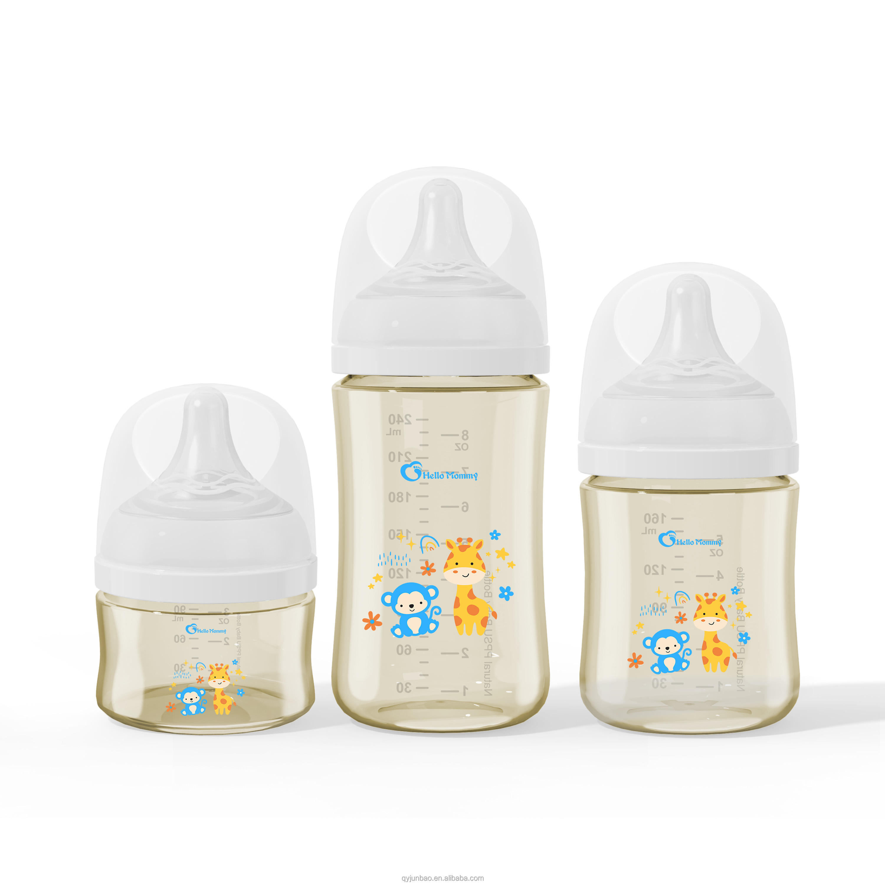 Factory 5oz Wide Neck Ppsu Feeding Bottle Bpa Free Baby Bottle with