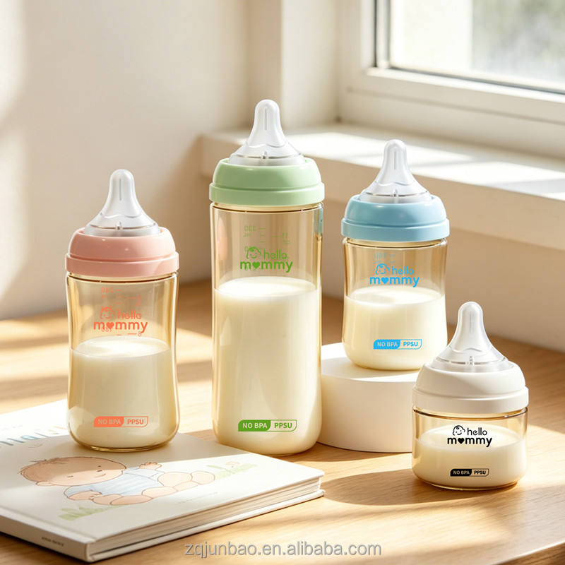 New Design Wide Mouth Ppsu Baby Bottle Durable BPA Free Baby Ppsu Milk